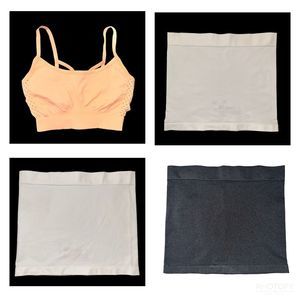 New 4-Piece Maternity Bra & Band Set M/L